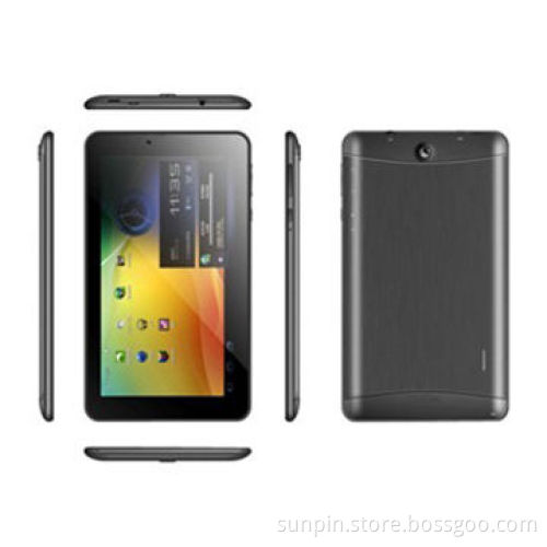 7-inch touch capacitive tablet 3G calling, quad cortex, dual SIM card, Wi-Fi, Bluetooth, GPS, FM
